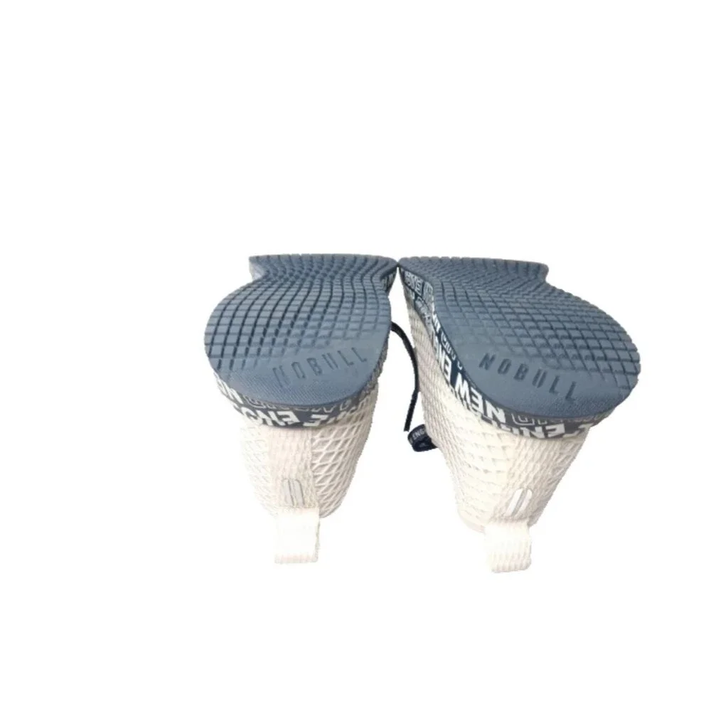 NOBULL New England Diamond Mesh Runner Shoes Women's Size 9.5 White & Blue - Picture 8 of 9